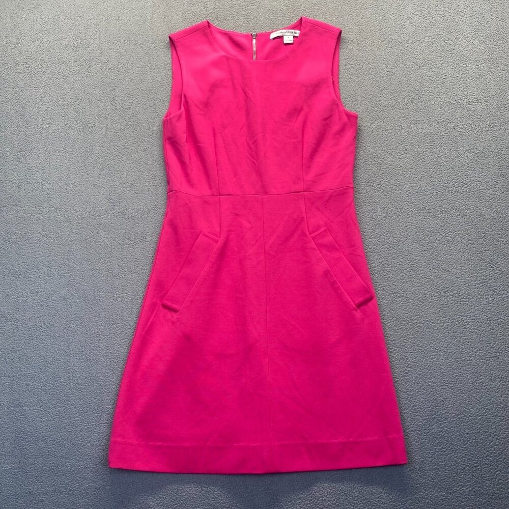 Diane Von Furstenberg‎ Carpreena Mini Gardenia Stretch Knit Sheath Dress 4 $325